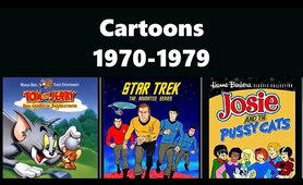 Cartoons 1970-1979 - Top 100 animated tv series of the 70s (1970s)